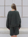 Sophie Organic Cotton Sweatshirt in Ivy