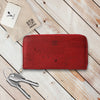 Cork Leather Zip Wallet