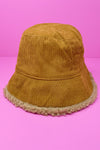 Corduroy Reversible Bucket Hat