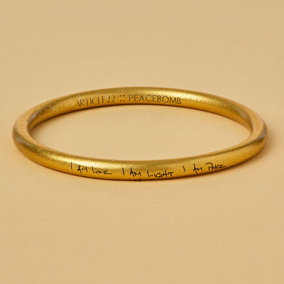 I am Love, I am Light, I am Peace Bangle