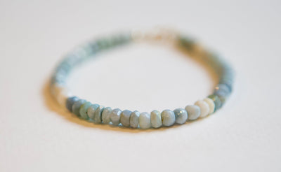 Peruvian opal Gemstone Bracelet