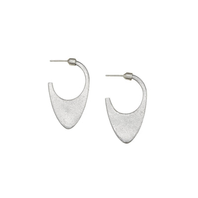 Laos Silver Dome Earrings