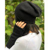 Essential Knit Alpaca Beanie - Black Only Carscho