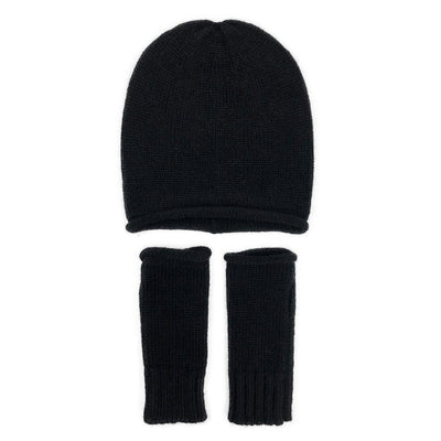 Essential Knit Alpaca Beanie - Black Only Carscho