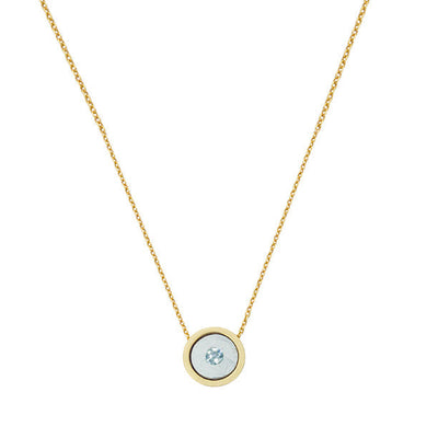 Birthstone 14k Gold Necklace