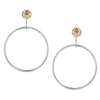 Hoop Earrings - SPHERIC SEED OF LIFE 14K GOLD