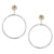 Hoop Earrings - SPHERIC SEED OF LIFE 14K GOLD