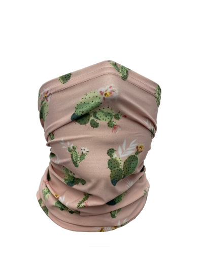 Pink Cacti Neck Gaiter