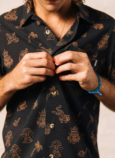 Spicy Noods Men's Button-Up