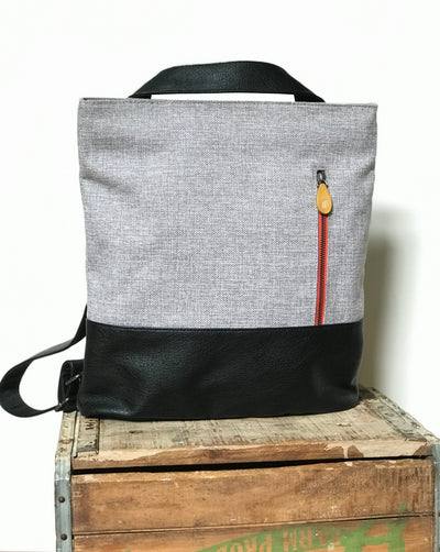 3-in-1 Tote, Backpack or Crossbody