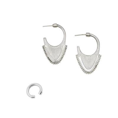 SET - EARRINGS + EAR CUFF